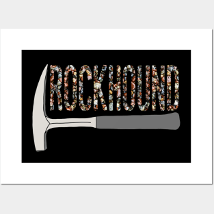 Rockhound Rock Pick Geology Hammer Rockhounding Posters and Art